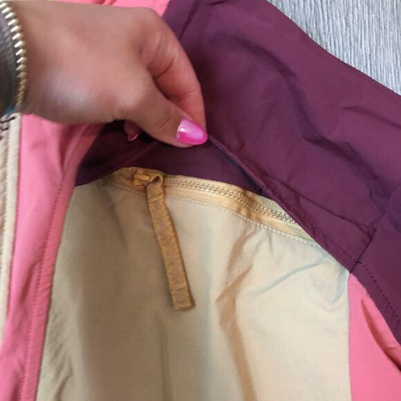 Fabletics - The heights Cargo Jacket Size Medium Pink Tan - Picture 6 of 16